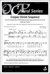 Corpus Christi Sequence Unison choral sheet music cover